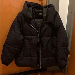 Urban Outfitters Charcoal Quilted Jacket